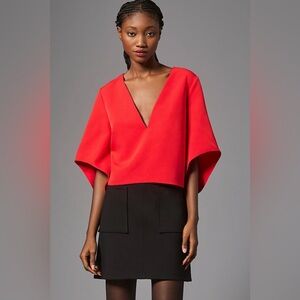 Anthropologie x Mare Mare x V-Neck Cape Blouse